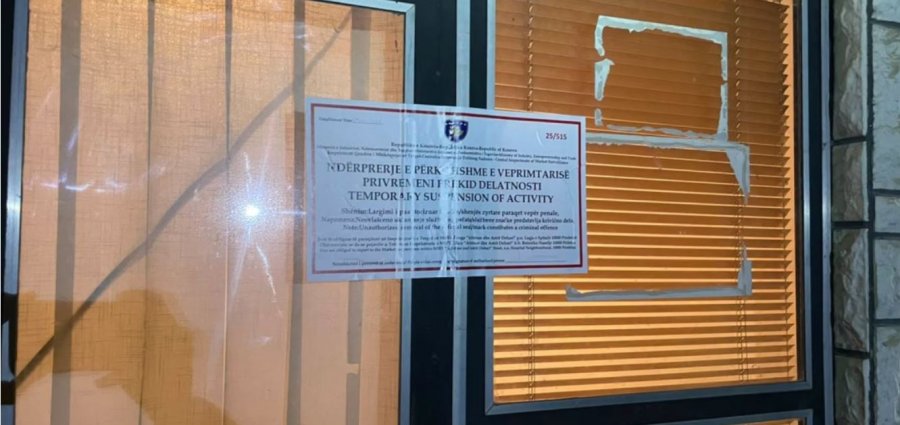 Mbyllet një biznes në Zubin Potok  një tjetër gjobitet për shërbim të alkoolit të miturve