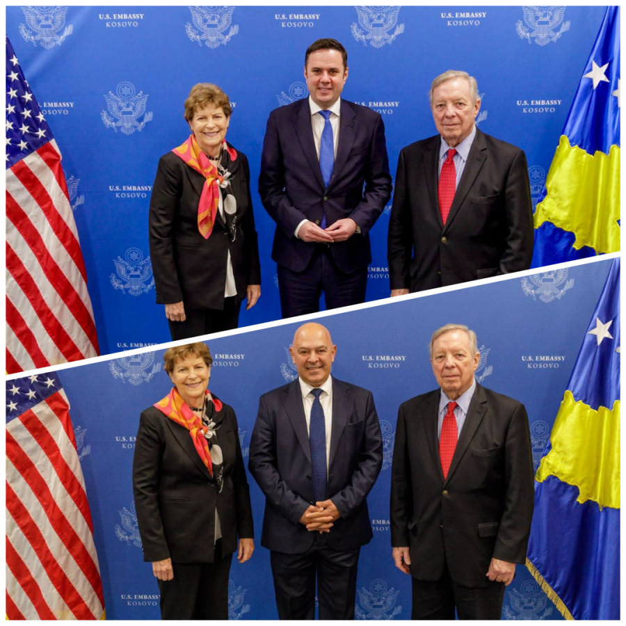 Abdixhiku dhe Gjini takojnë senatorët amerikanë, flasin për dialogun strategjik dhe anëtarësimin në NATO