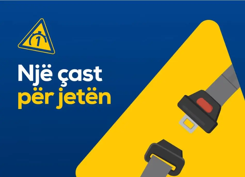  Një çast për jetën    Policia e Kosovës me fushatë për sigurinë rrugore