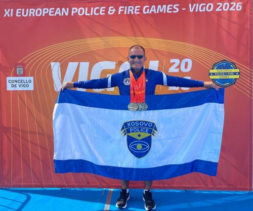 Anton Cena e valëvit me krenari flamurin e Kosovës në Spanjë dhe i mbyll Garat Evropiane me gjashtë medalje, i bëhet pritje speciale në atdhe