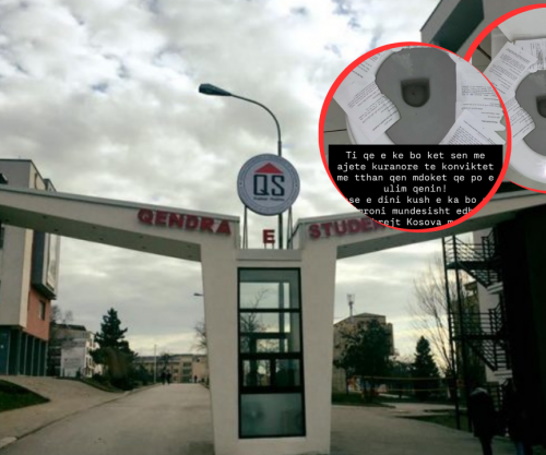 Ajetet kuranore në një banjë në Qendrën e Studentëve në Prishtinë nxisin reagime në rrjet [foto]