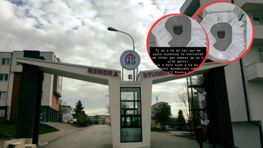Ajetet kuranore në një banjë në Qendrën e Studentëve në Prishtinë nxisin reagime në rrjet  foto 
