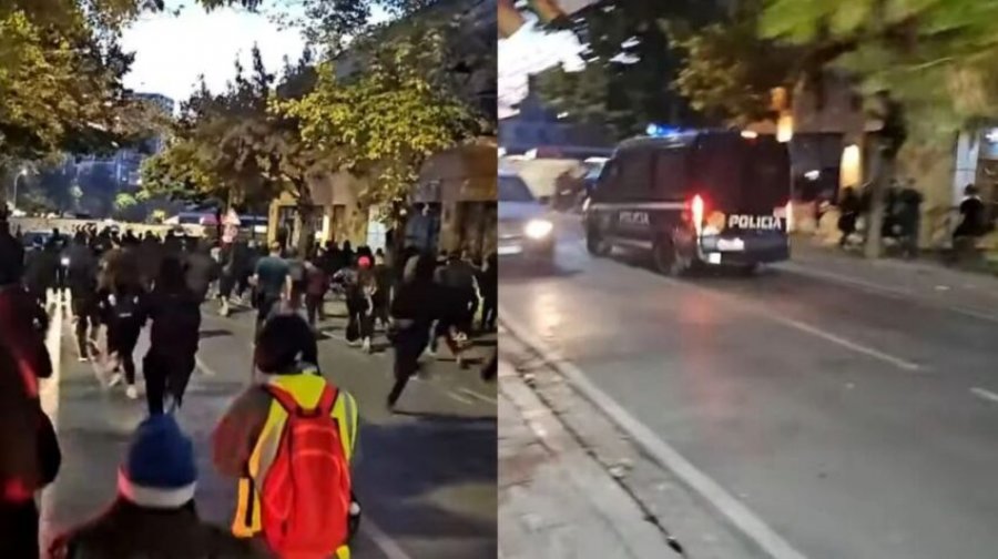 Kaos në Tiranë  policia ndjek me makina në rrugë protestuesit