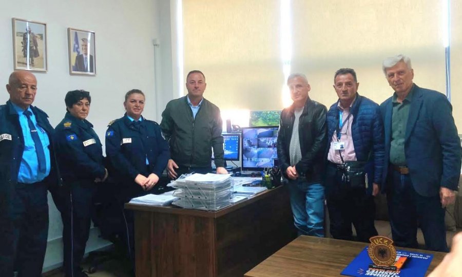 Policia e Ferizajt me partnerët e saj forcojnë sigurinë në shkollën “Shaban Hashani” me 15 kamera sigurie