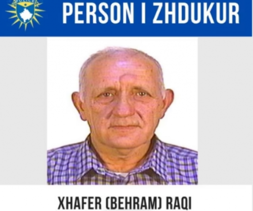 I zhdukur që nga korriku, Policia kërkon sërish ndihmë për gjetjen e Xhafer Raqit