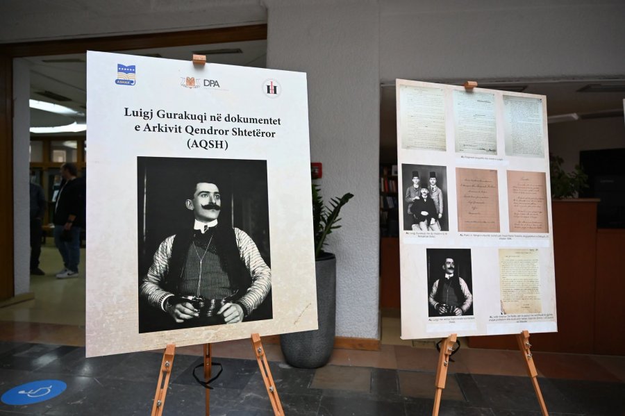 Në Bibliotekën Kombëtare të Kosovës hapet ekspozita kushtuar Luigj Gurakuqit