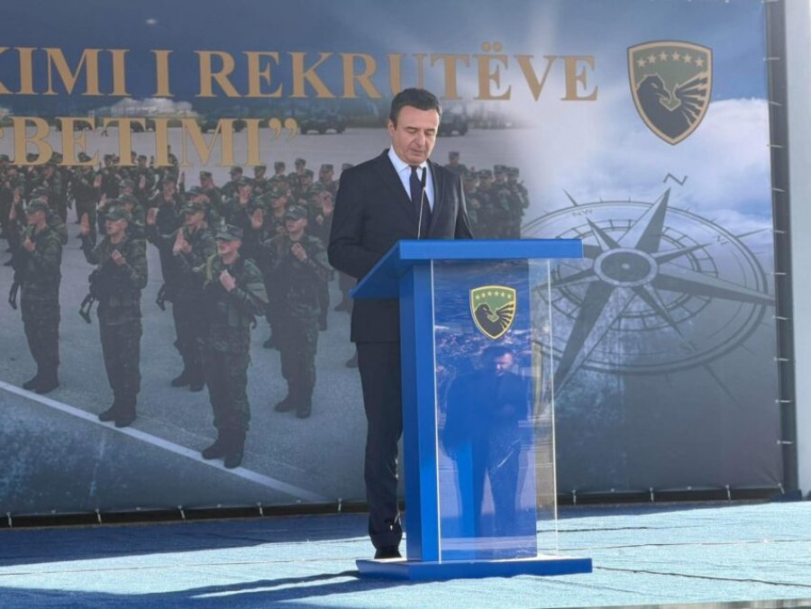Kurti 515 ushtarëve të rinj të FSK së  Liria është amanet  mbrojtja e saj përgjegjësi e përbashkët