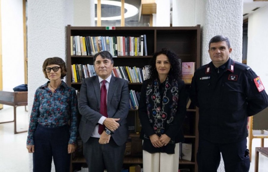 Biblioteka Kombëtare e Kosovës pasurohet me libra në gjuhën italiane