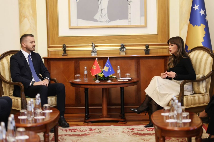 Haxhiu takon Marash Dukajn, diskutojnë për thellimin e bashkëpunimit mes Kosovës dhe Malit të Zi