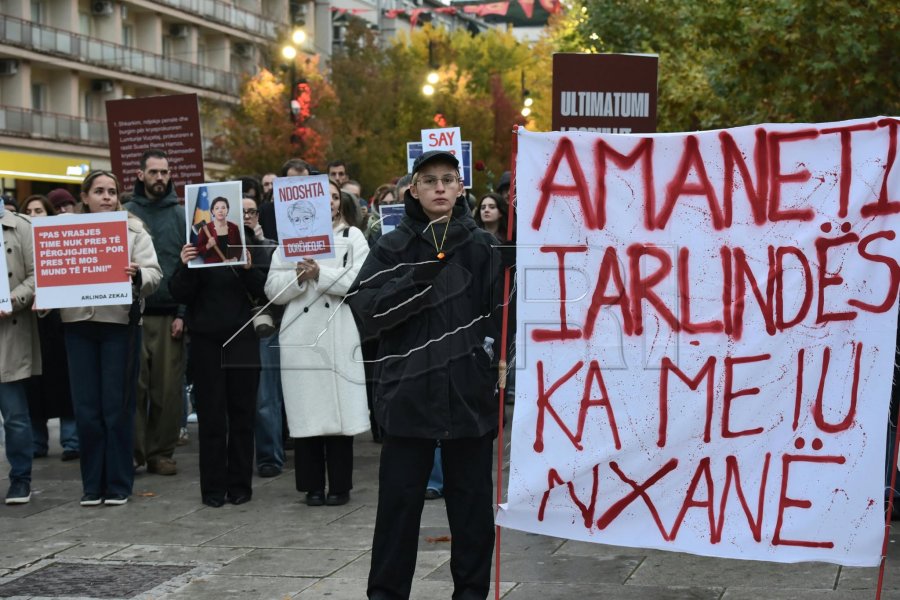 Përfundon protesta në Prishtinë për Arlinda Zekajn  qytetarët paralajmërojnë vazhdimin e mobilizimit