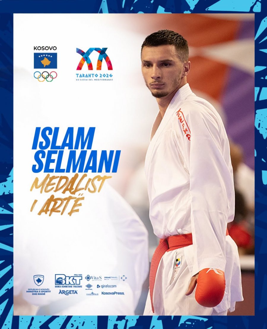 Selmani fiton të artën  Kosova me shtate medalje nga Lojrat Mesdhetare