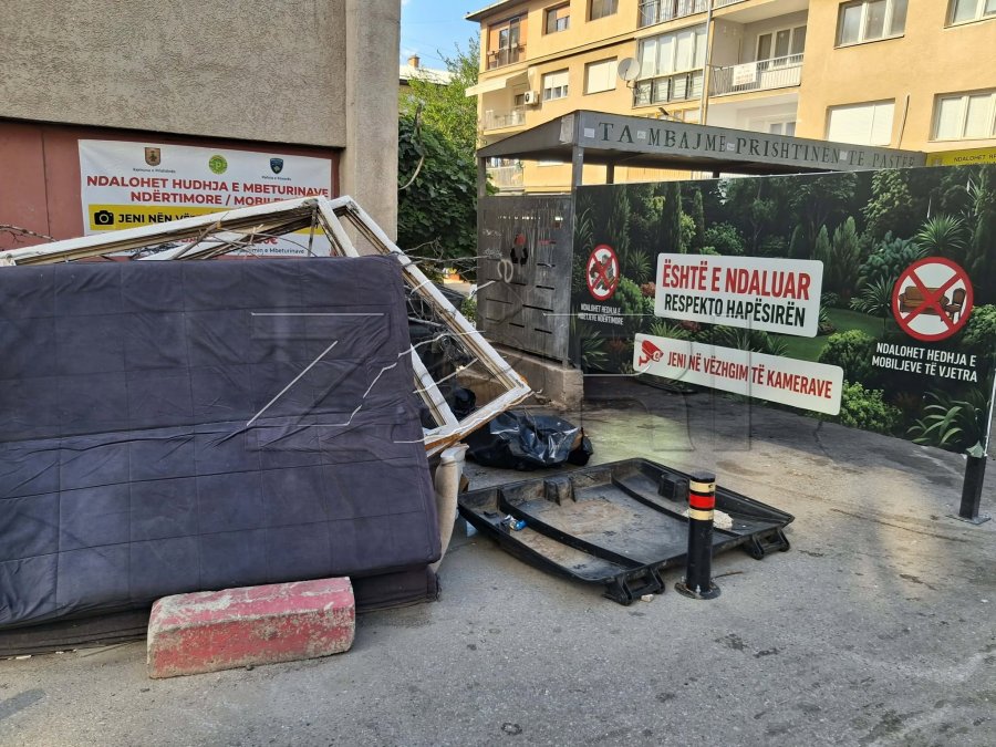 500 euro gjobë për hedhjen e mbeturinave vëllimore në hapësira publike në Prishtinë