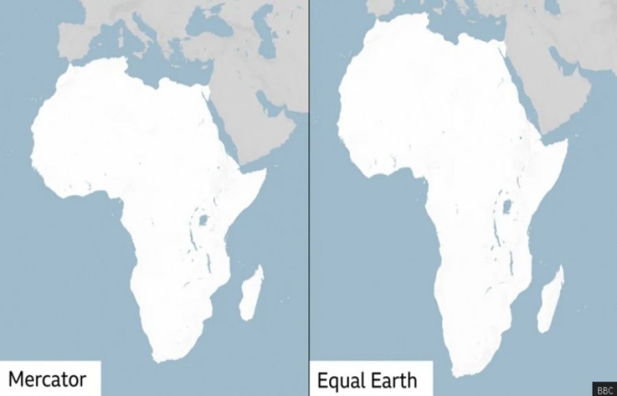 OKB ja voton për hartë të re botërore që pasqyron madhësinë reale të Afrikës