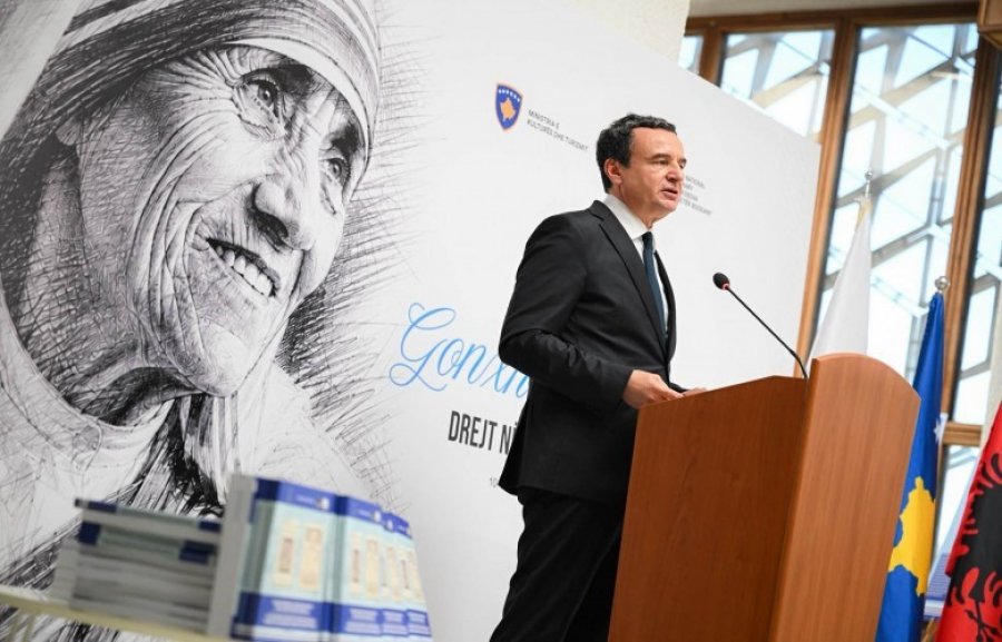 Kurti: Nënë Tereza u shndërrua në urë, jo në mur
