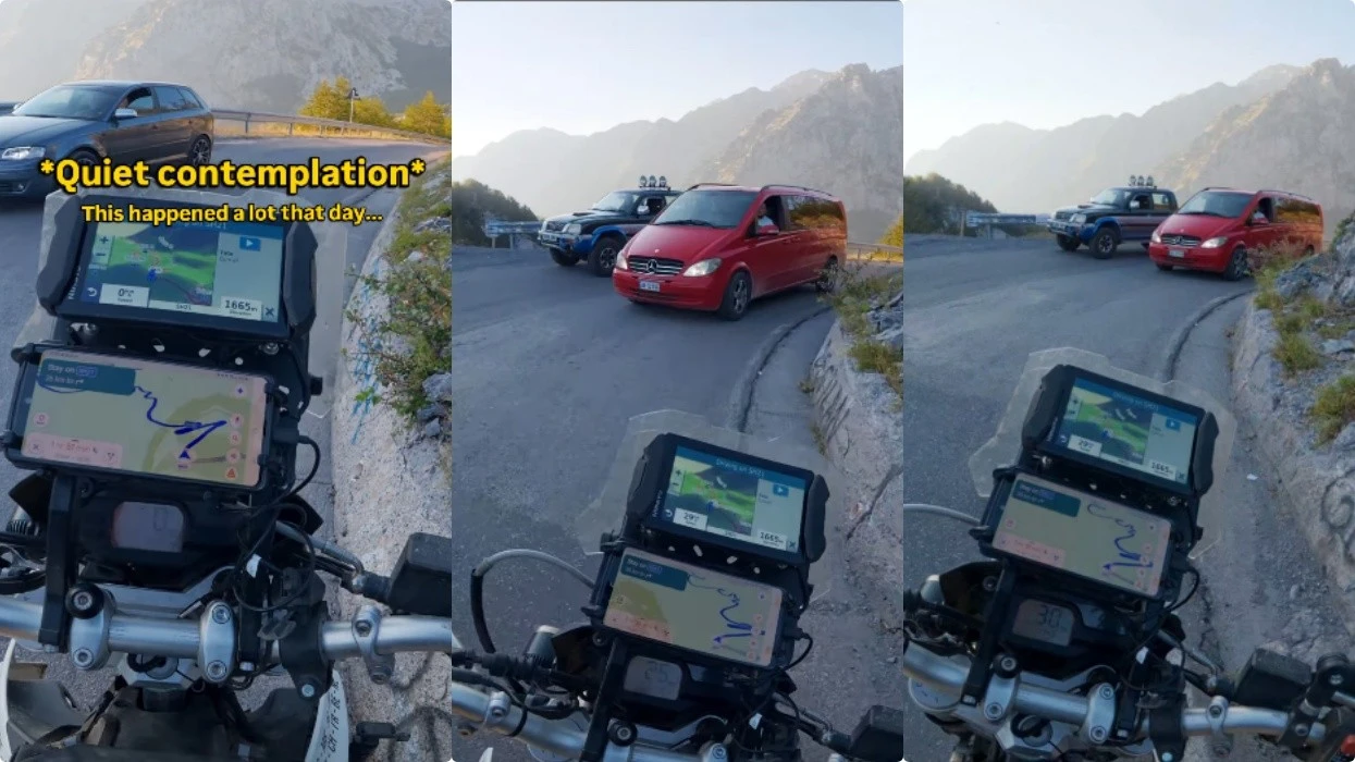 “Shqipëria është bukur, por…” – ajo që i ndodhi këtij motoristi në rrugën për Theth po tërheq vëmendje