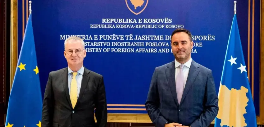 Konjufca takon ambasadorin e ri të BE-së në Kosovë, në fokus integrimi evropian