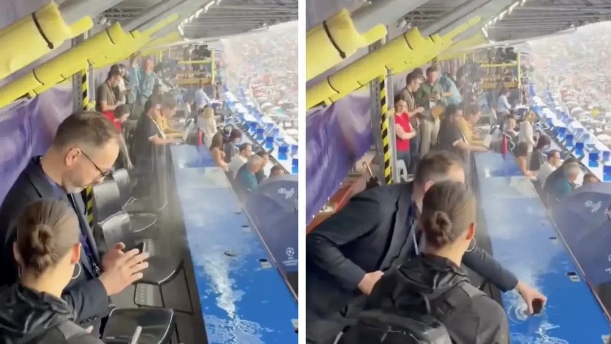 Pamje të tmerrshme nga “Camp Nou”, shiu përmbyt tribunat dhe zonën e mediave