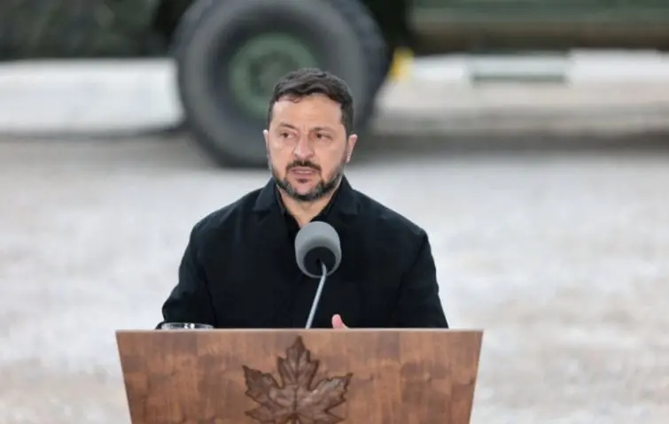 Zelensky thotë se s'do të ketë bisedime paqeje trepalëshe para zgjedhjeve në Rusi
