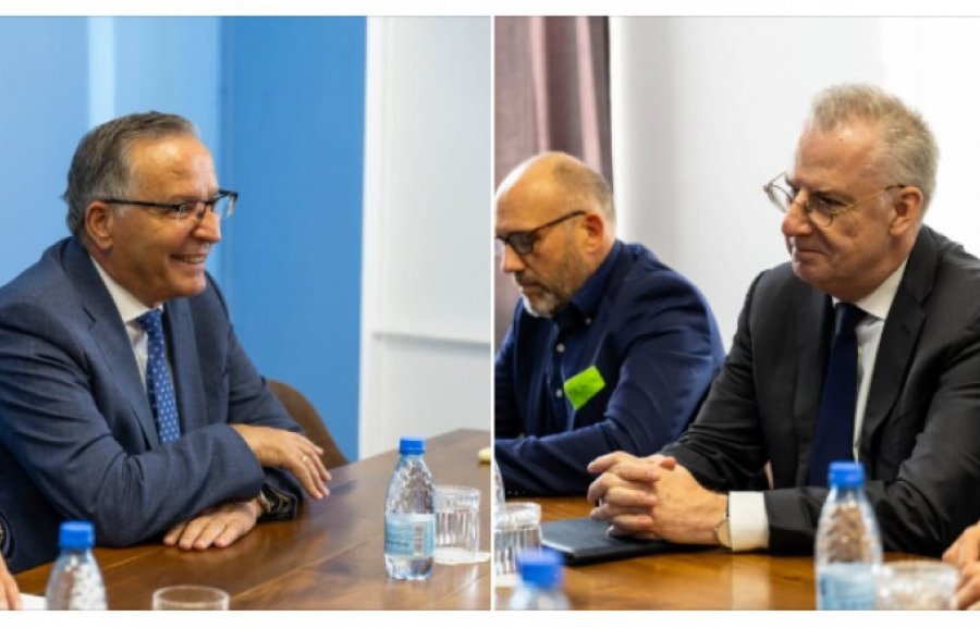 Hamza takohet me ambasadorin e ri të BE-së në Kosovë