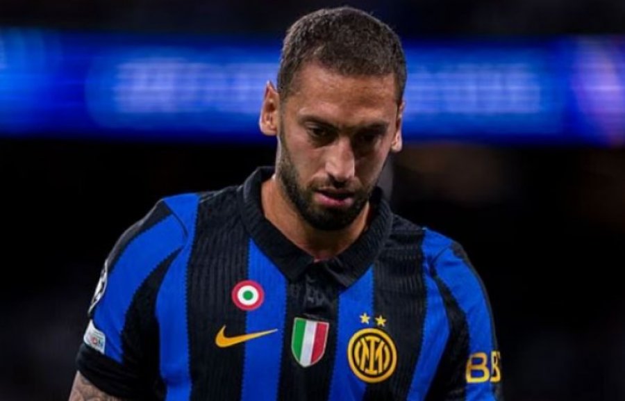 Lajm i keq për Interin, Çalhanoglu rrezikon sfidën ndaj Romës