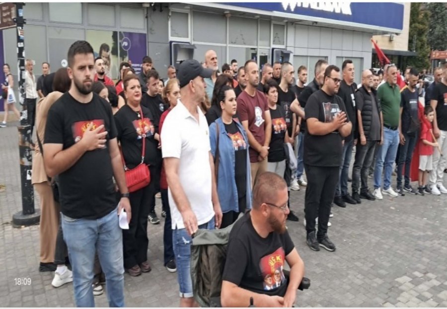 Tubim mbështetës në Shkup për ish krerët e UÇK së