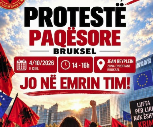 “Jo në emrin tim!”, protestë paqësore në Bruksel më 4 tetor