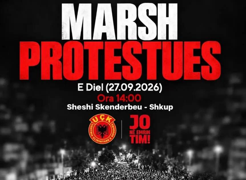 “Shkupi - Jo në emrin tim”, protestë për çlirimtarët më 27 shtator