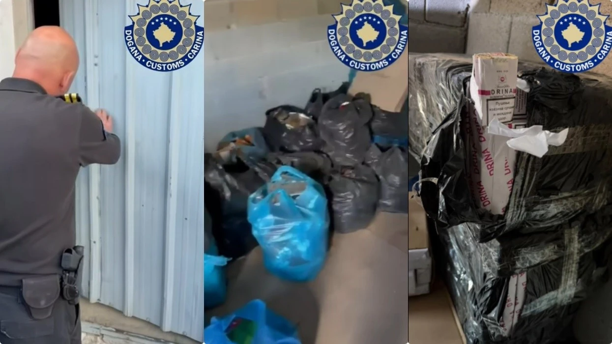 Dogana në Prizren konfiskon 876 kg duhan dhe 118 mijë cigare, të dyshuara për kontrabandë